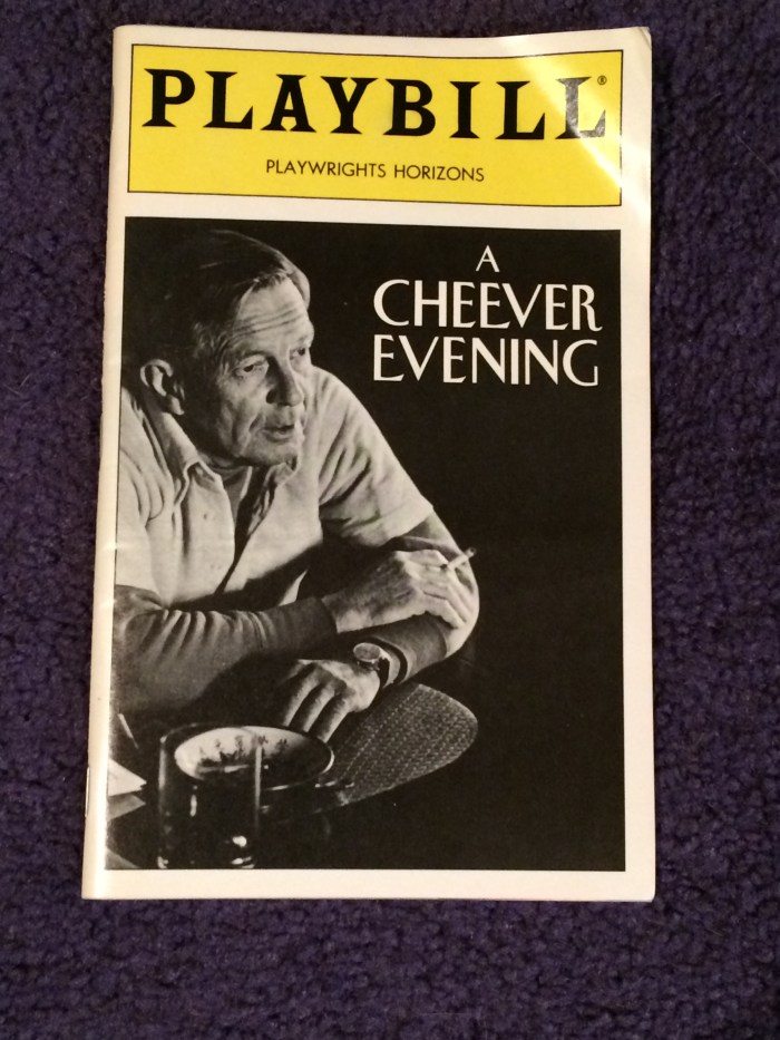Cheever Playbill