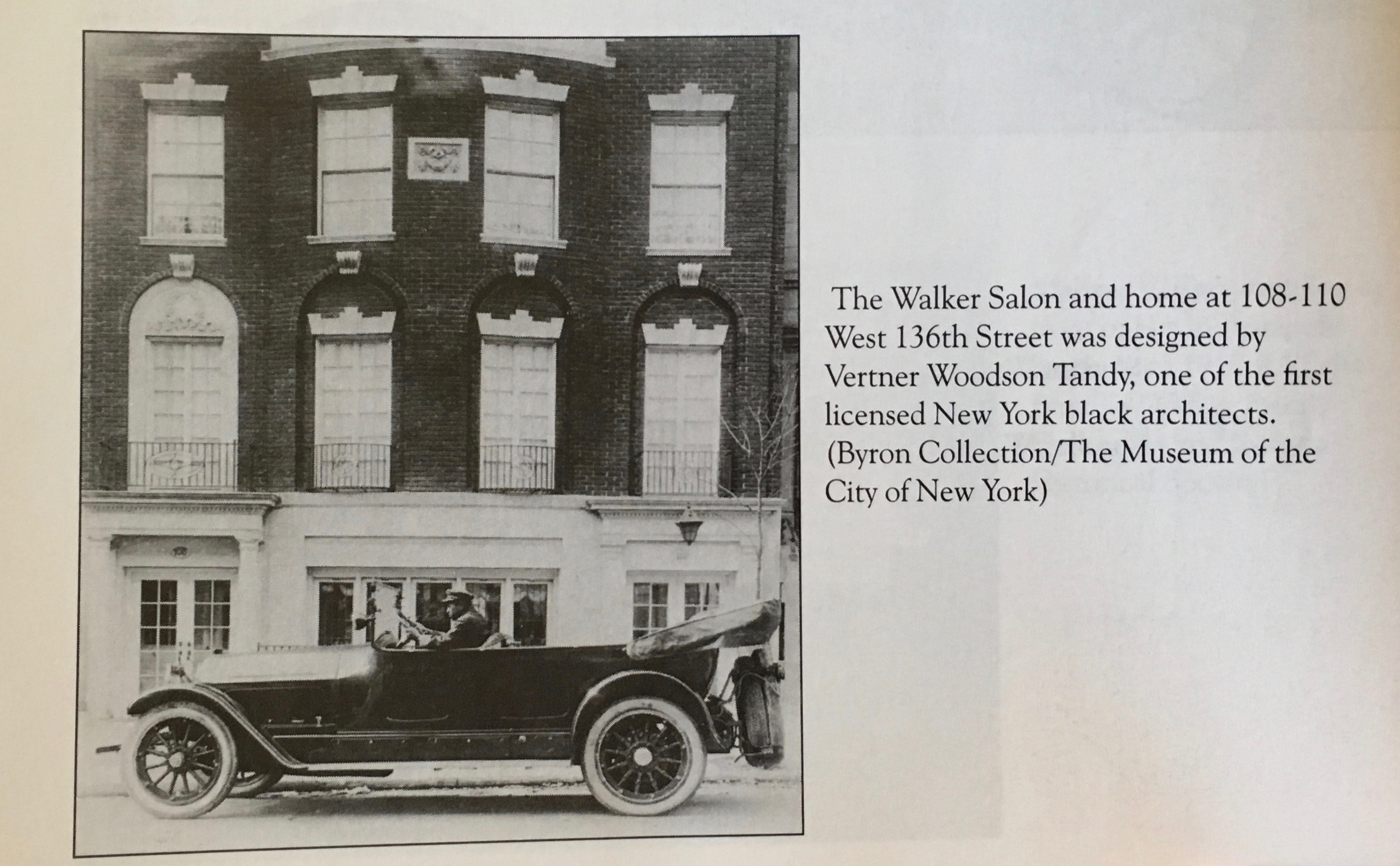 MADAM CJ WALKER 108-110 West 136th Street